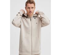 Sweatjacke NORTH BEND "Sweatjacke NBTaro", Herren, Gr. M, grau (dove), Obermaterial: 78% Polyester PES. 17% Viskose LENZING ECOVERO CV LenzEcov. 5% Elasthan EL., Sweatjacken (49369739-M) dove