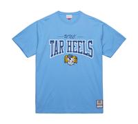 North Carolina Tar Heels Mitchell & Ness Stitched Throw it Back NCAA T-Shirt Blau - 2XL