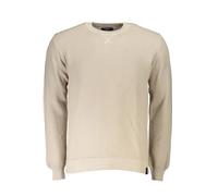 North Sails Eco-Pullover Beige Langarm Rundhals Kontrastdeta - Größe: XL