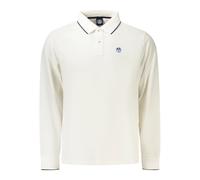 North Sails - Basic Polo Langarm - - Tops - Herren - Weiß - L
