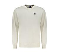 North Sails Bianco Baumwoll Herren Sweatshirt 2XL