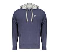 North Sails Blaue Baumwoll-Hoodie für Herren S