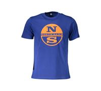 North Sails Blaues Baumwoll Herren T-Shirt XL