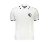 North Sails Classic White Polo mit Marine Kontrastdetails - Größe: M