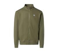 NORTH SAILS FELPA CON ZIP UOMO VERDE