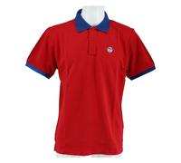 North Sails Freizeit-Polo (Baumwolle) rot Herren, Größe L