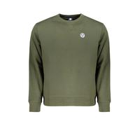 North Sails Gebürstetes Logo Sweatshirt mit Rundhals und lan - Größe: XL