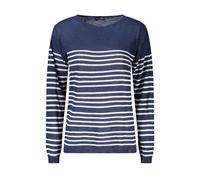 North Sails - Gestreifter Baumwoll Leinen Pullover - - Tops - Damen - Blau - M