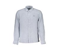 North Sails Gestreiftes Bio-Baumwollhemd mit französischem K - Größe: L