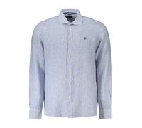 North Sails Gestreiftes Langarmhemd mit Französischem Kragen - Größe: M