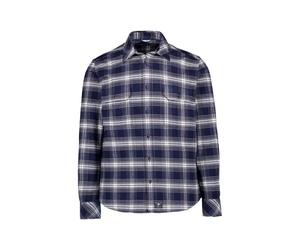 NORTH SAILS Hemd Herren Regular Fit Langarm Flanell blau, XXL