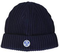 North Sails Herren Beanie W/Logo Winter-Hut Not Applicable, Blue Navy, One Size