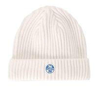 North Sails Herren Beanie W/Logo Winter-Hut Not Applicable, Marshmallow, One Size