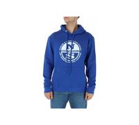 North Sails Herren Fleece Hoodie - Blau, Komfort & Stil - Größe: XXL