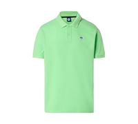 North Sails Herren-Poloshirt aus Baumwoll-Piqué mit kurzen Ärmeln - Regular Fit, grün, 56