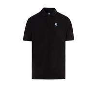 NORTH SAILS Herren Poloshirt Kurzarm mit Kragen und Knöpfen Artikel 692451 Basic Polo Kurzarm, 0999 Nero/Black, 3XL