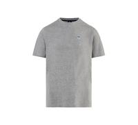 North Sails Herren T-Shirt aus Baumwolljersey mit kurzen Ärmeln - Regular Fit, Grau, Small