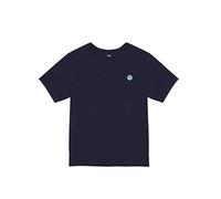 NORTH SAILS Herren T-Shirt in Marineblau Baumwolljersey - Kurz Arm mit Rundhalsausschnitt - Normale Passform - L
