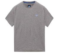 North Sails Herren T-shirt S/s W/logo T-Shirt, Medium Grey Melange, L
