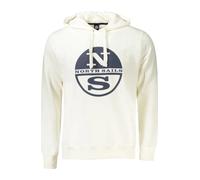 North Sails Hoodie Print Logo Langarm Gebürstet Sweatshirt - Größe: 3XL