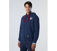 North Sails Kapuzenpullover Archivarischer durchgehender Reißverschluss XL