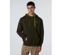 North Sails Kapuzenpullover Durchgehender Reißverschluss mit gesticktem Logo S