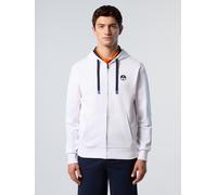 North Sails Kapuzenpullover Durchgehender Reißverschluss mit Logo-Patch L