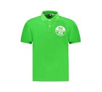 North Sails Kontrast Polo mit Print und Logo - Kurzarm, 2 Kn - Größe: S