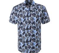 NORTH SAILS Kurzarmhemd Herren Regular Fit Kurzarm Baumwolle blau, M
