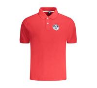 North Sails Kurzes Polo mit Druck und Logo - Größe: L