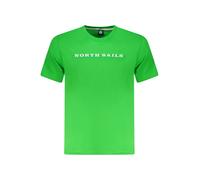North Sails Logo Druck Kurzarmshirt Rundhals - Größe: L