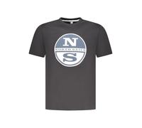 North Sails Logo Print Kurzarmshirt Rundhals - Größe: M