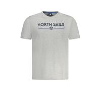 North Sails Logo Print Rundhals Kurzarm T-Shirt - Größe: 3XL