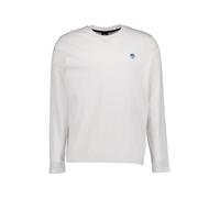NORTH SAILS Longsleeve Herren Regular Fit Langarm Rundhals Baumwolle weiß, S
