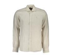 North Sails Nordsegel Bio-Hemd Italienkragen Beige - Größe: L