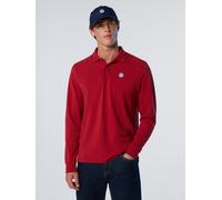 North Sails Polohemd Langärmelig mit Kragenprint S