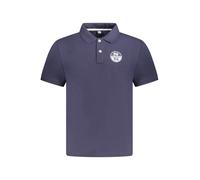 North Sails Poloshirt Kurzarm 2 Knöpfe Druck Logo - Größe: M
