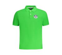 North Sails Poloshirt Kurzarm 2 Knöpfe Druck Logo - Größe: S