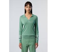 North Sails Langarmshirt V-Ausschnitt Kontrastdetails - Größe: XL