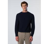 North Sails Herrenpullover Mann Fisherman's Rib Crew-neck Sweater Schwarz S