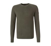 NORTH SAILS Pullover Herren Slim Fit Rundhals Baumwolle grau, M