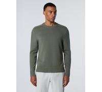 North Sails Pullover mit Rundhals und Rippbündchen - Grau M