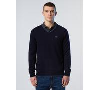 North Sails Pullover V-Ausschnitt mit gesticktem Logo 2XL