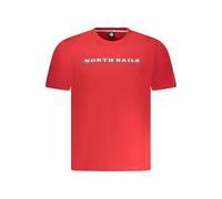 North Sails Rosso Baumwolle Herren T-Shirt XL