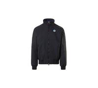 North Sails Sailor Herrenjacke aus recyceltem Nylon - Slim Fit und Befestigung mit Reißverschluss, Schwarz , XL