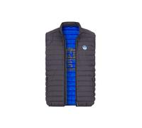 NORTH SAILS Steppweste Herren Stehkragen Mikrofaser grau, XL