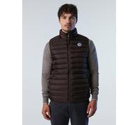 North Sails Steppweste in Braun - Größe M | Herren Outdoorjacken