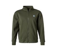 NORTH SAILS Sweatjacke Herren Regular Fit Baumwolle grün, M