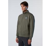 North Sails Sweatshirt Durchgehender Reißverschluss mit Logo-Patch L