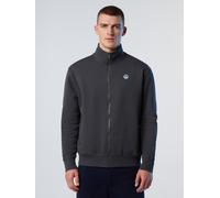 North Sails Sweatshirt Durchgehender Reißverschluss mit Logo-Patch M